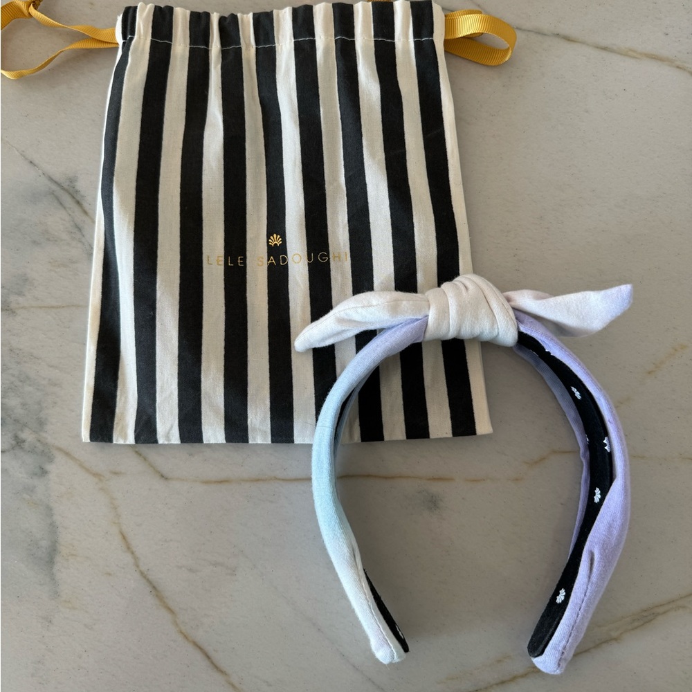 Lele Sadoughi tie-dye head band